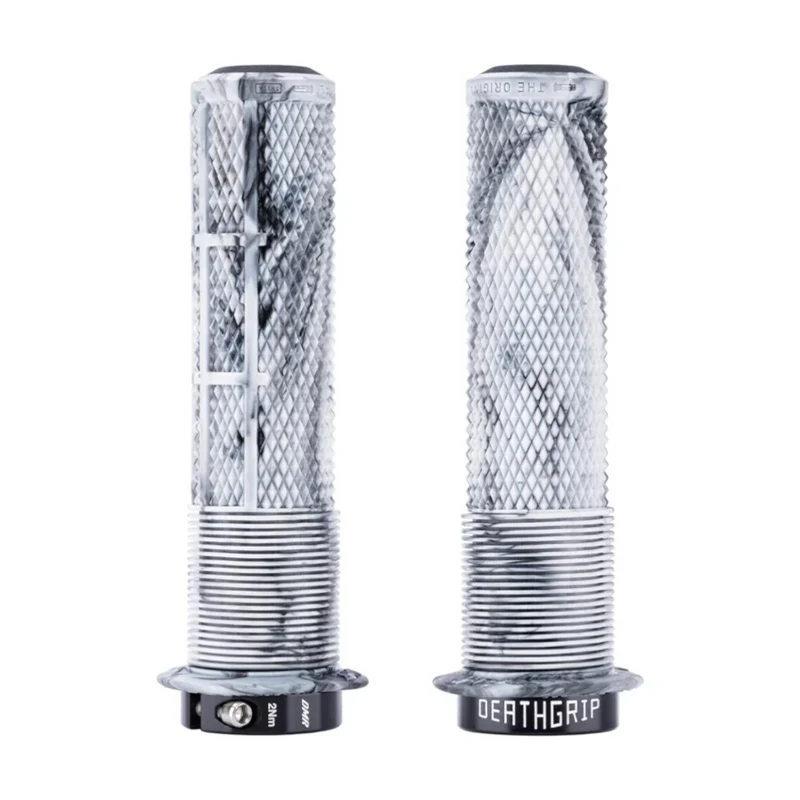 DMR DeathGrip 2 Snow Camo Thin Flanged Bike Handlebar Grips