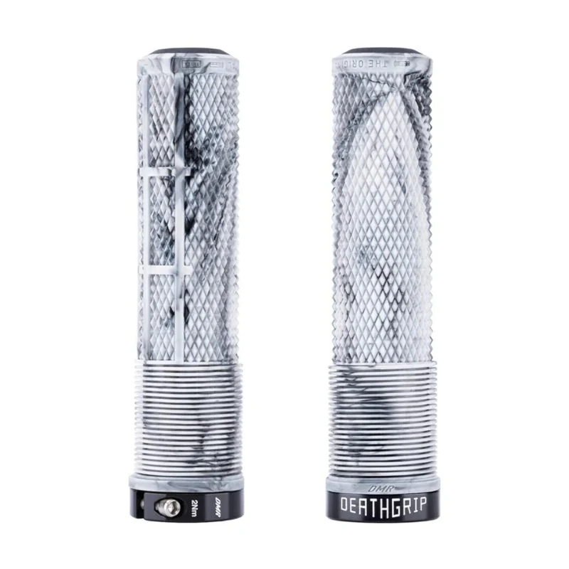 DMR DeathGrip 2 Snow Camo Thin Flangeless Bike Handlebar Grips