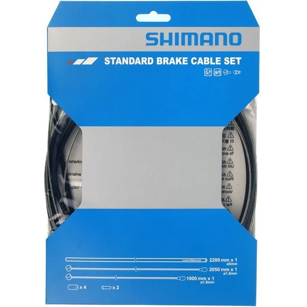 Shimano Standard Road / Mountain Bike Bike Brake Inner & Outer Cable Set