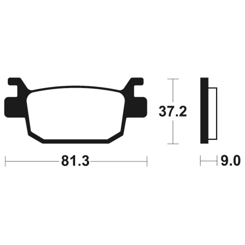 Bremsbeläge TECNIUM MSS332 Sintermetall