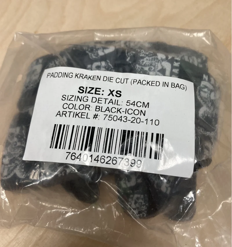 TSG Kraken Pads X Small Cycling Helmet Spare Part