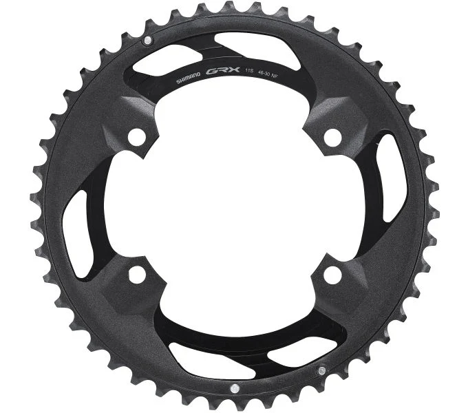 Shimano Kettenblatt GRX FC-RX600 46 Zähne Schwarz