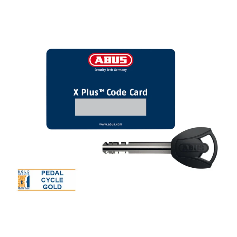 ABUS Granit Plus 470 150 x 230mm & Cobra Loop Cable 10/120 Bike D-Lock Gold Sold Secure