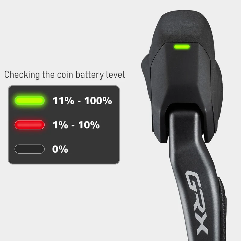 Shimano GRX Di2 STI Hydraulic Disc Brake Lever 12 Speed ST-RX825
