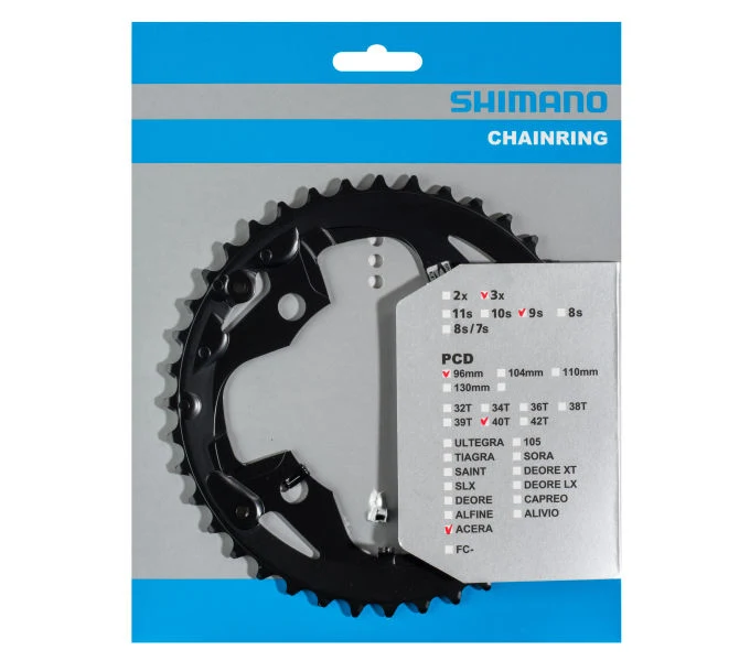 Shimano Kettenblatt ACERA FC-M3000 40 Zähne (AX)