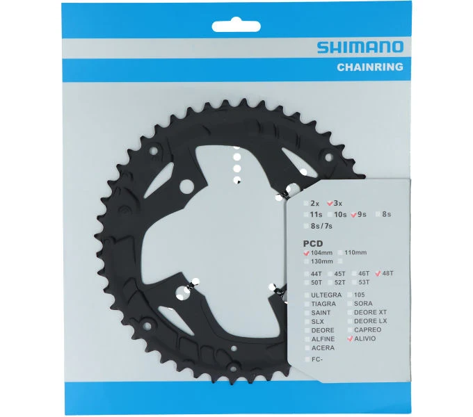 Shimano Kettenblatt ALIVIO FC-T4060 48 Zähne für KSR