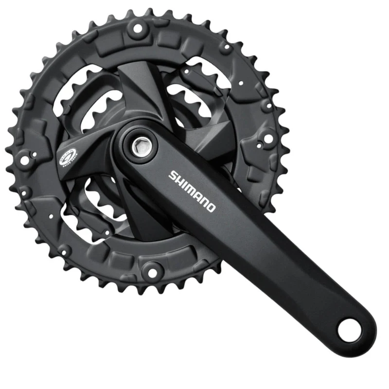 Shimano M371 Square Taper 48/36/26T 175mm 8 Speed Bike Triple Chainset