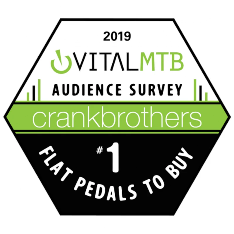 Crank Brothers Stamp 2 V2 Black Large 9/16 Inch Platform Bike Pedals