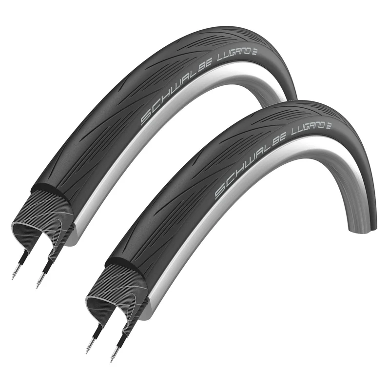Schwalbe Lugano II Endurance Active Line 700 x 25c 700c Bike Tyre