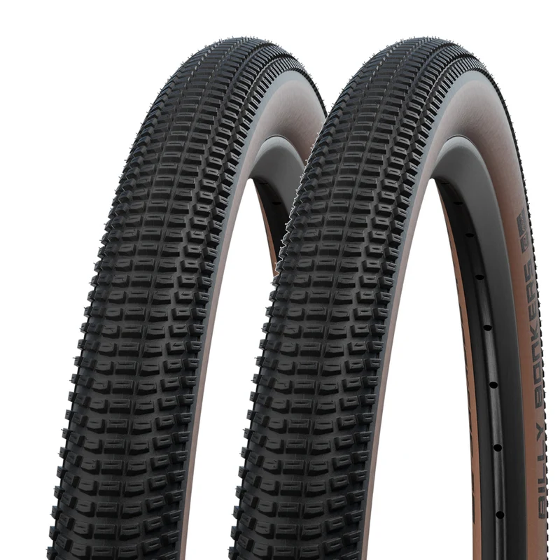 Schwalbe Billy Bonkers Black Bronze Tan 26 x 2.10 Pair 26 Inch Bike Tyre