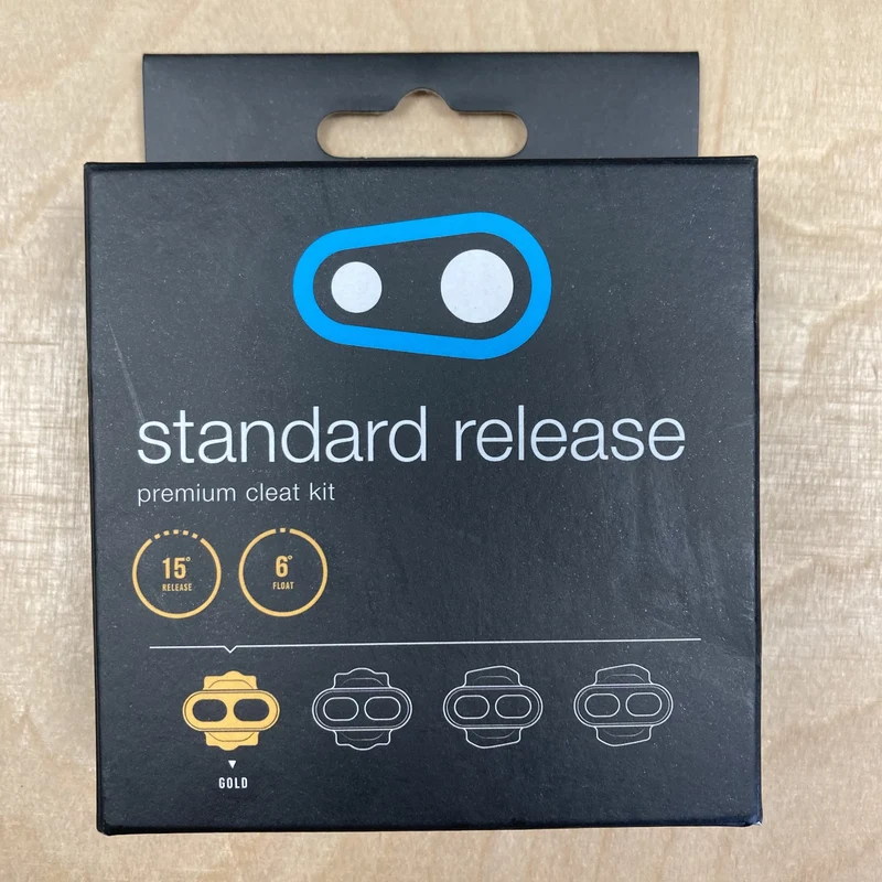 Crank Brothers Standard Cleats Gold / 6° Float Shimano SPD Bike Shoe Cleats