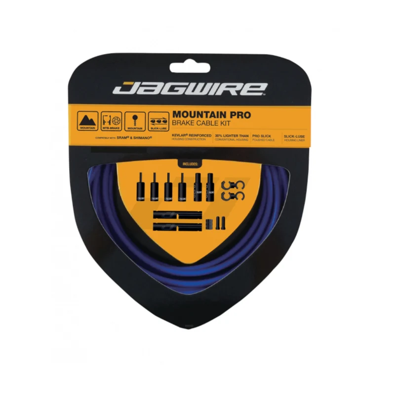Jagwire Mountain Pro Brake Kit Black Bike Brake Inner & Outer Cable Set