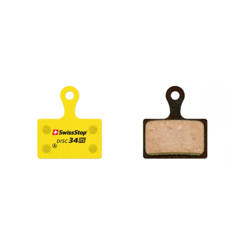 SwissStop Disc 34 Pads - Shimano Road - Dura Ace, Ultegra, 105 Yellow / Disc RS / Shimano Calliper Bike Brake Pads