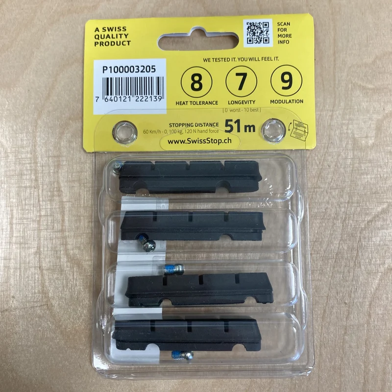 SwissStop Flash Pro Pads Black / Black Prince Calliper Bike Brake Pads