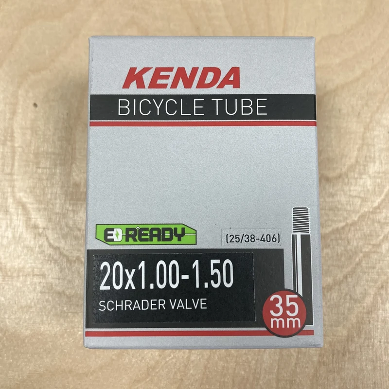 Kenda 20 x 1.00-1.50" E-Ready 20 Inch Schrader Valve Bike Inner Tube