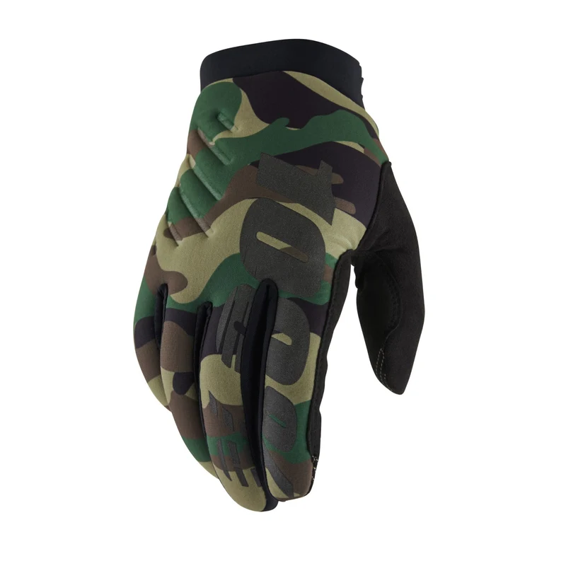 100% Brisker Cold Weather Men's Full Finger Cycling Gloves