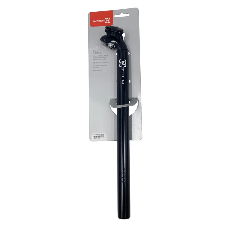 System EX Alloy Micro Adjust 400mm 25.0mm Bike Seatpost