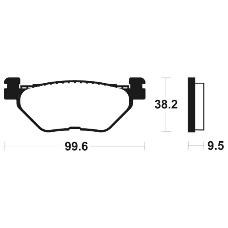 Bremsbeläge TECNIUM MR269 Sintermetall