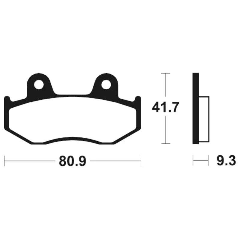 Bremsbeläge TECNIUM MR209 Sintermetall