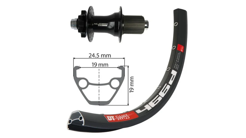 Hinterrad 27.5 XLC/DT 466D Disc
