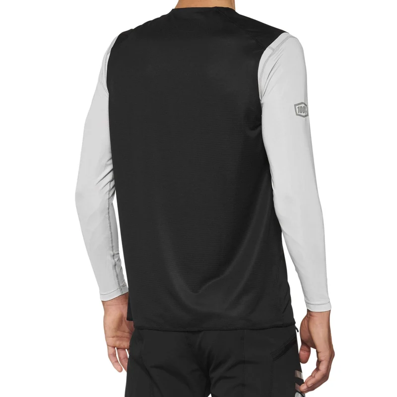 100% R-Core Concept Black Medium Men's Long Sleeve Cycling Jersey