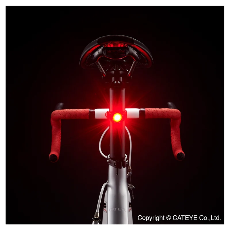 Cateye AMPP 100 Front & Orb Rear Front & Rear Bike Light Set