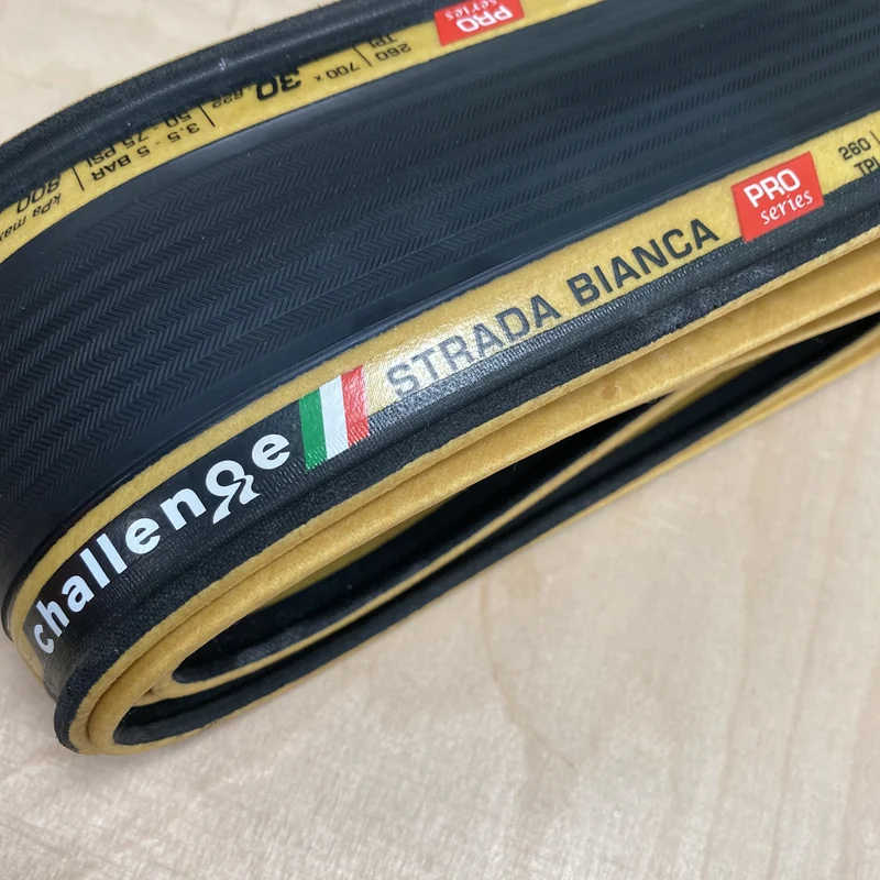 Challenge Strada Bianca Pro 700x30c 700c Bike Tyre Tan Wall