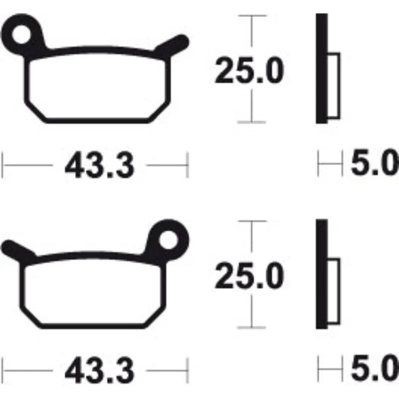 Bremsbeläge TECNIUM MOR294 Sintermetall