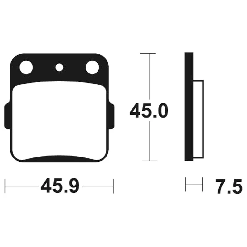 Bremsbeläge TECNIUM MO92 Sintermetall
