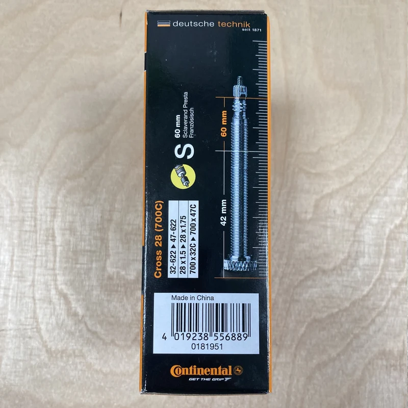 Continental 700x32-47c 60mm 700c Presta Valve Bike Inner Tube