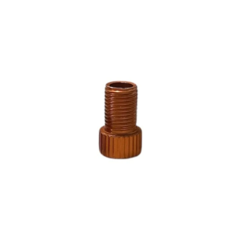 Contrast Alloy Adaptor Presta to Schrader Valve Bike Pump Spare Part