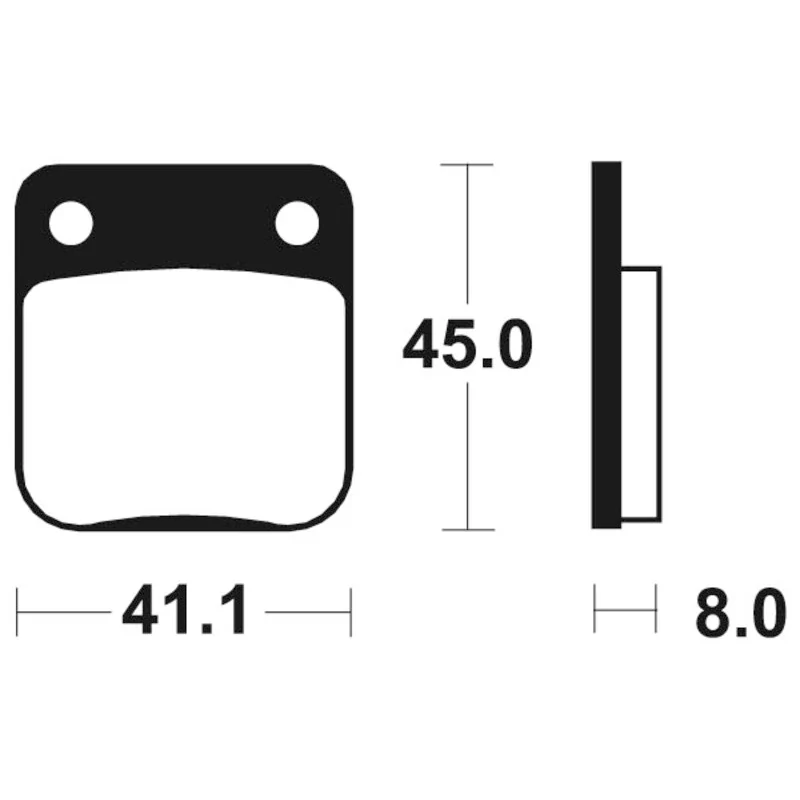 Bremsbeläge TECNIUM MO36 Sintermetall