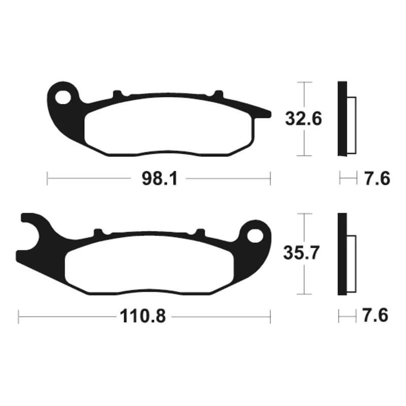 Bremsbeläge TECNIUM MO359 Sintermetall