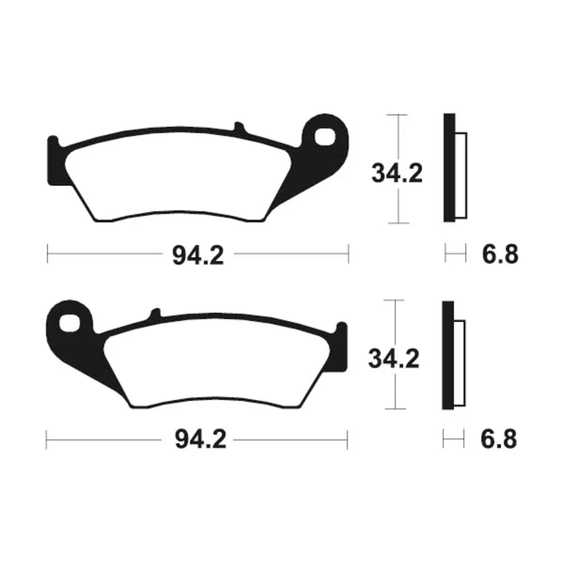 Bremsbeläge TECNIUM MO194 Sintermetall
