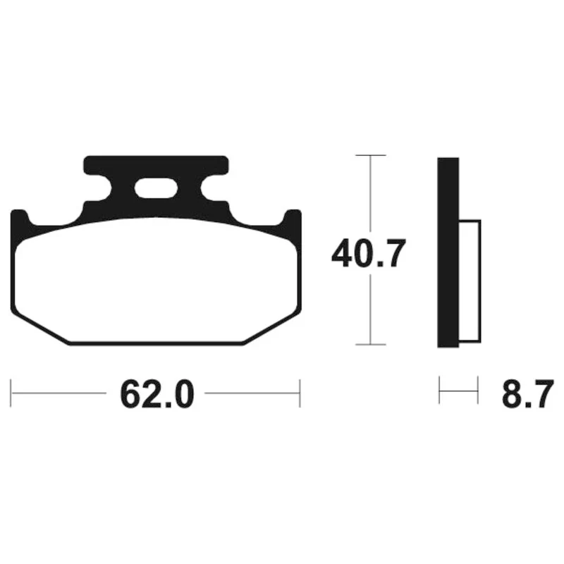 Bremsbeläge TECNIUM MO132 Sintermetall