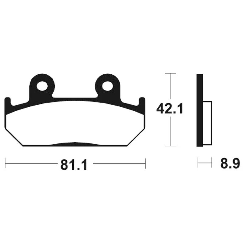 Bremsbeläge TECNIUM MF93 Sintermetall