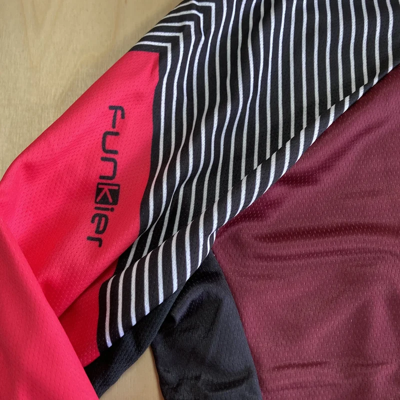 Funkier Mataro Pro Ladies Long Sleeve Cycling Jersey Red Large