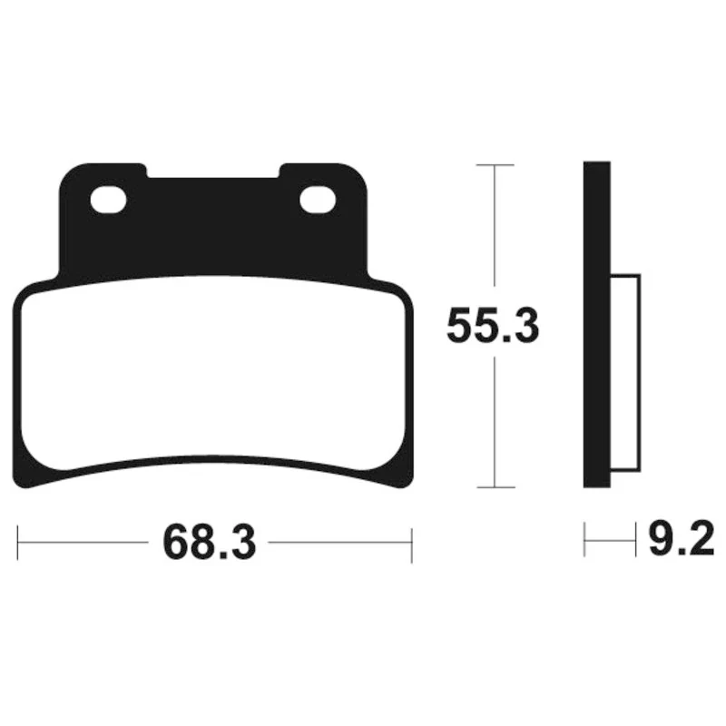 Bremsbeläge TECNIUM MF344 Sintermetall