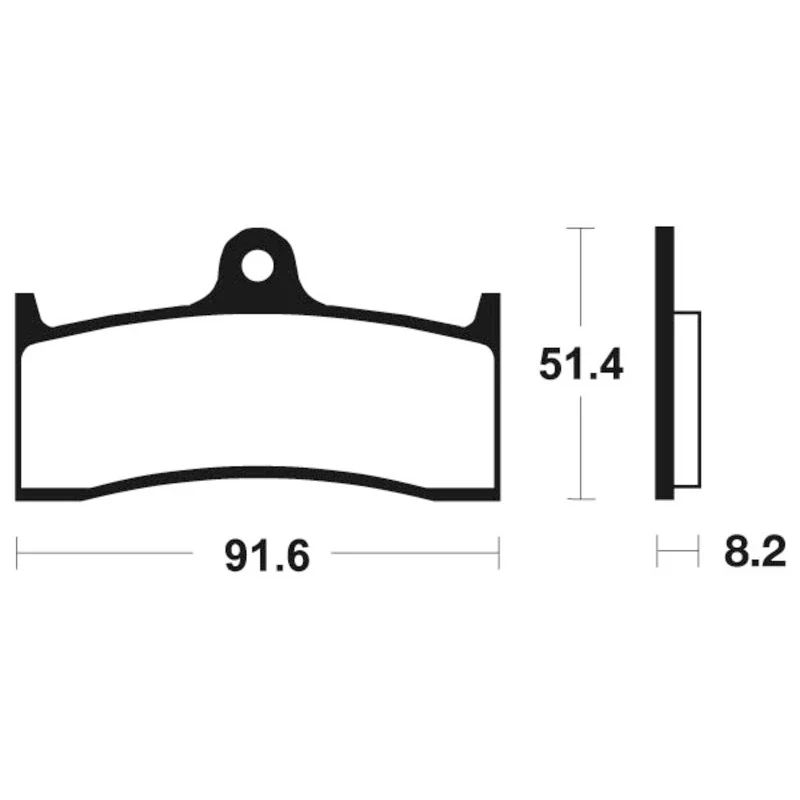 Bremsbeläge TECNIUM MF176 Sintermetall