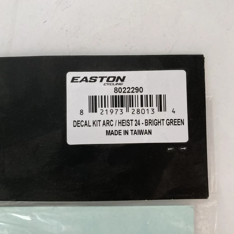 Easton Arc/Heist 26" Green Replacement Bike Wheel Decal Spare Part