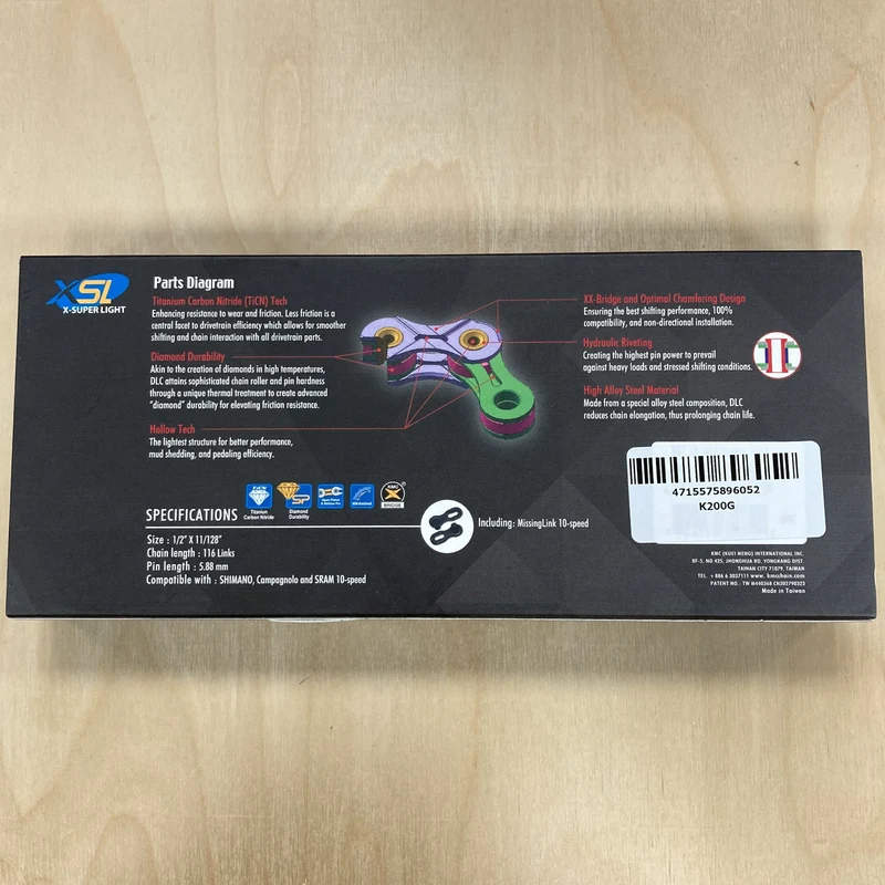 KMC X10 SL DLC 10 Speed Bike Chain