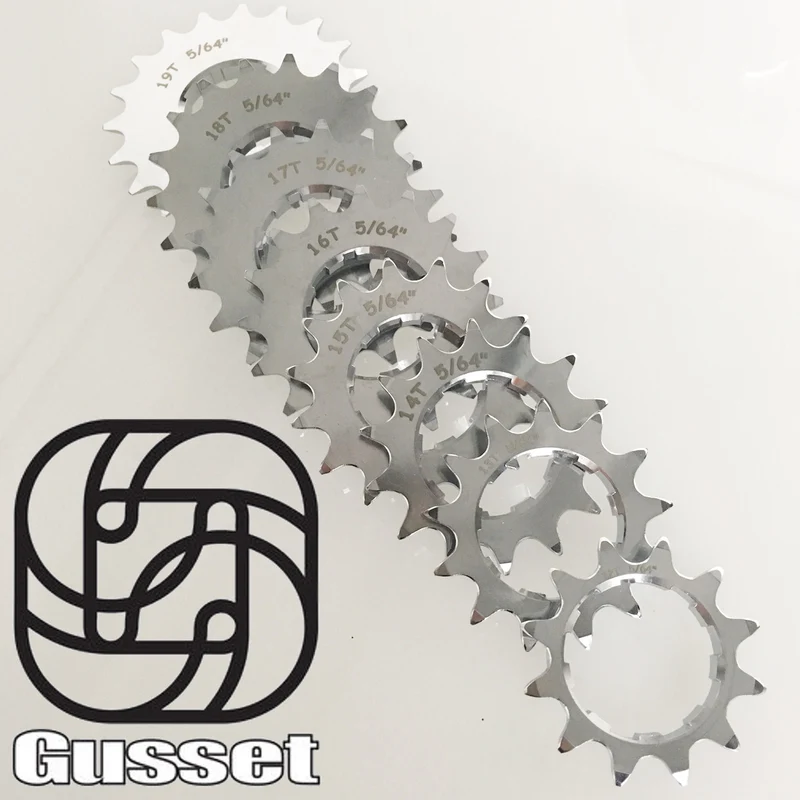 Gusset Double Six SS Bike Single Speed Cassette Cog