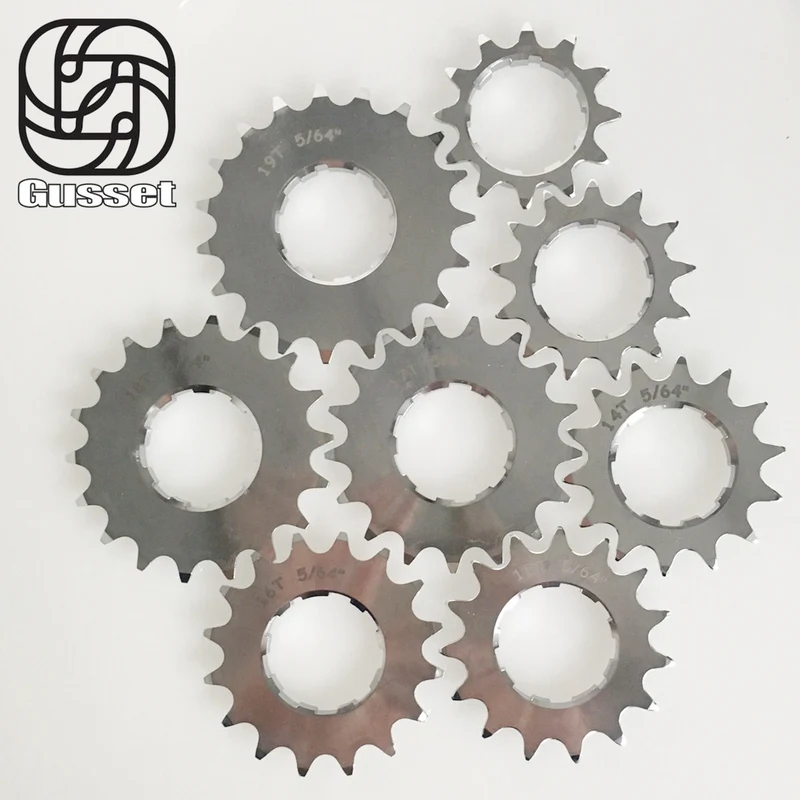 Gusset Double Six SS Bike Single Speed Cassette Cog
