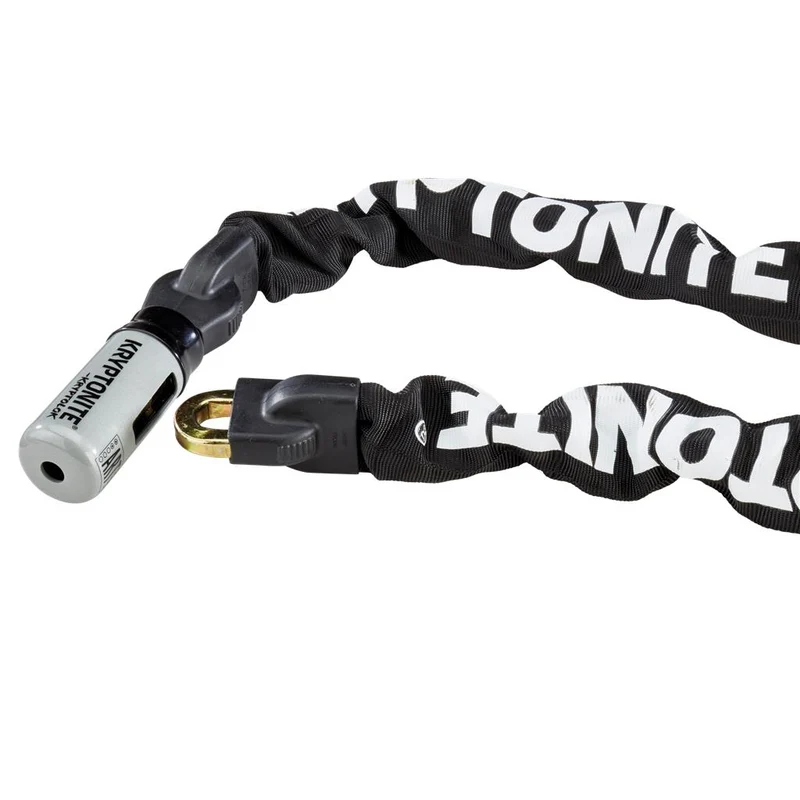 Kryptonite Länge 95cm,Ø9,5mm,schwarz,2 Schlüssel Kettenschloss Krypton.KryptoLok 995 MINI