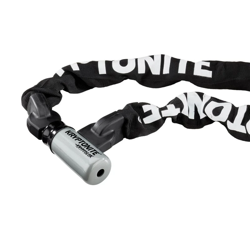 Kryptonite Länge 150cm,Ø9,5mm,schwarz,2 Schlüssel Kettenschloss Krypton.KryptoLok 915 MINI