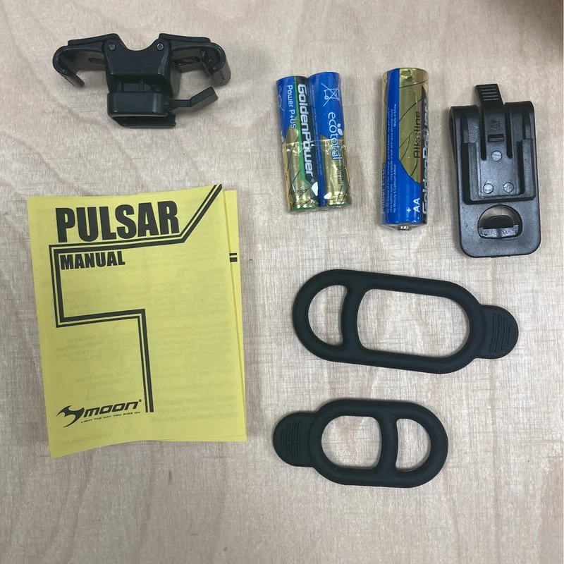 Moon Nova 80 Front & Pulsar Rear Front & Rear Bike Light Set