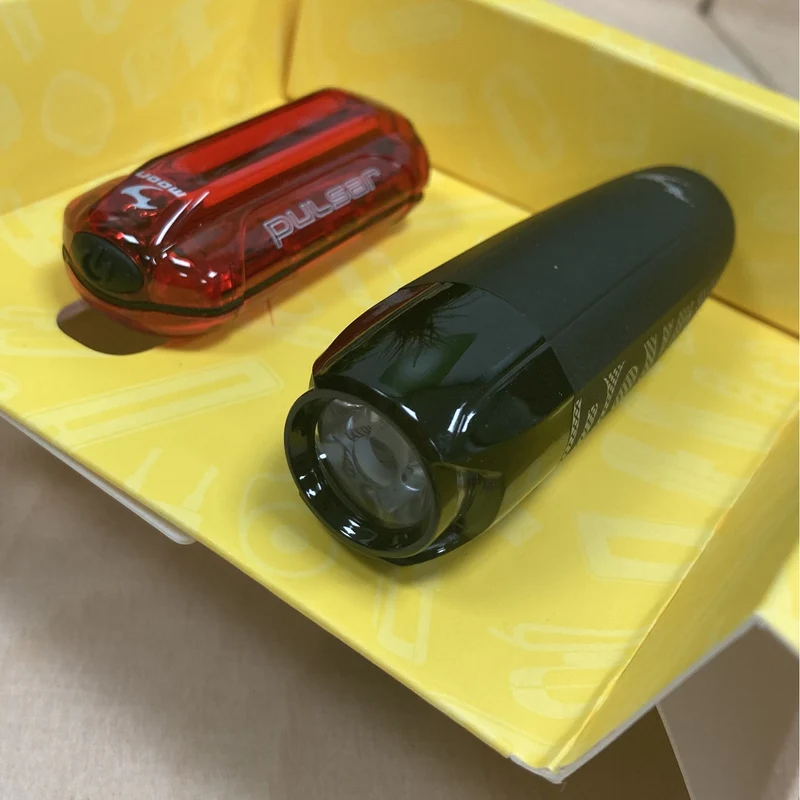 Moon Nova 80 Front & Pulsar Rear Front & Rear Bike Light Set