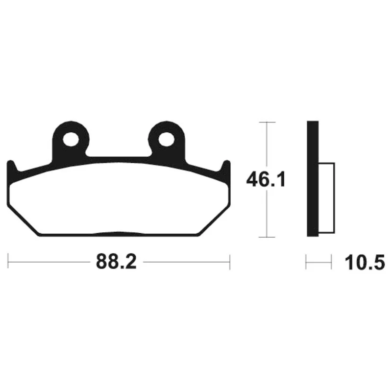 Bremsbeläge TECNIUM MF147 Sintermetall
