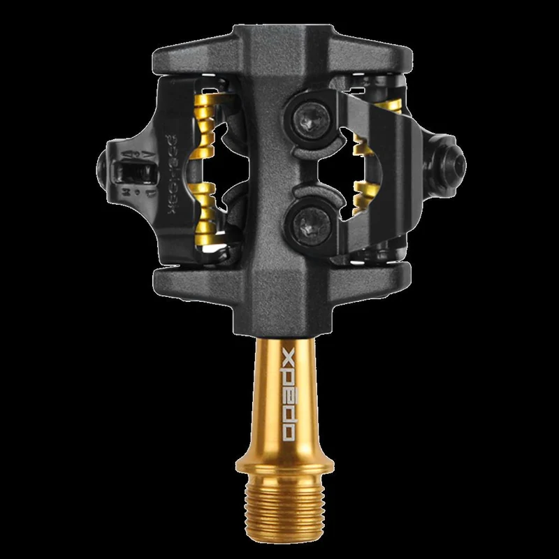 Xpedo Pedal Xpedo Clipless CXR Pro TI sw/gold, 9/16", zweiseitig XPT, XMF10AT