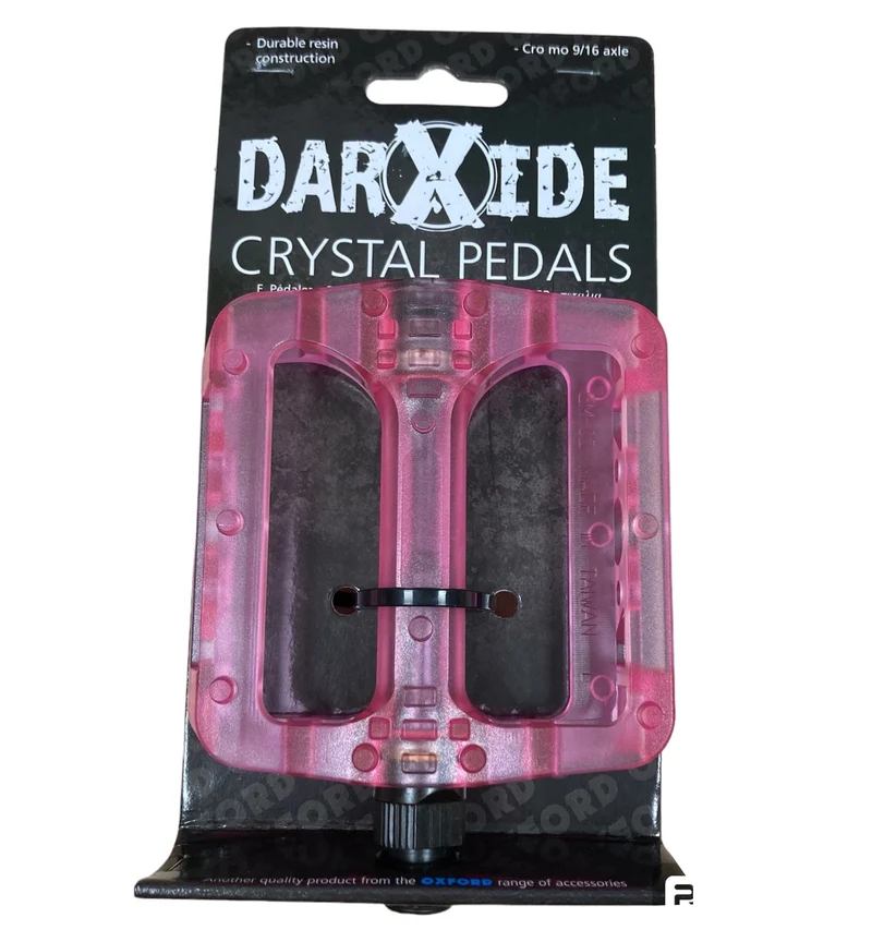 Oxford Platform Crystal Pink 9/16 Inch Platform Bike Pedals
